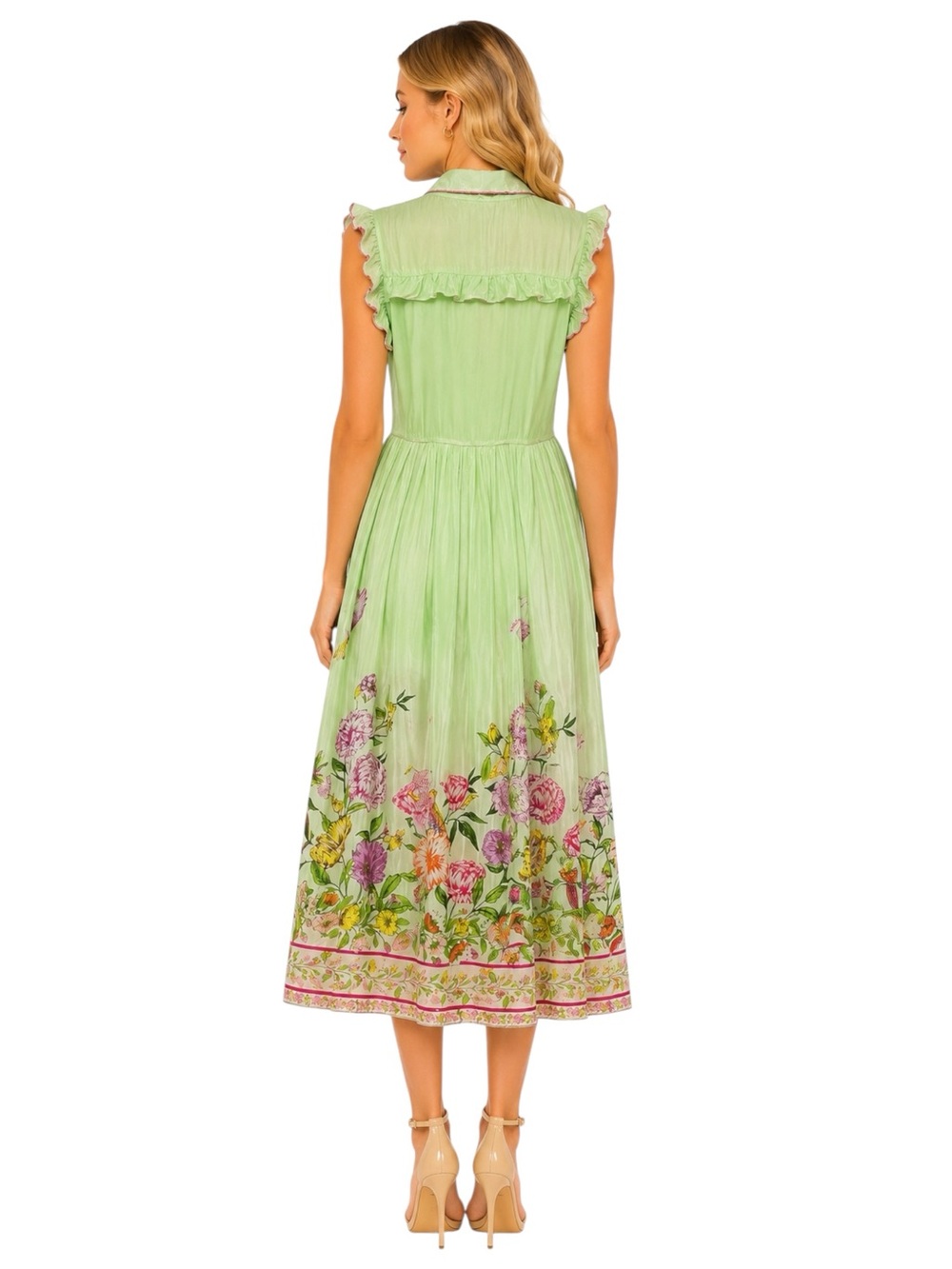 NWT TAJ By Sabrina Crippa Maxi Dress Size S - Picture 3 of 12